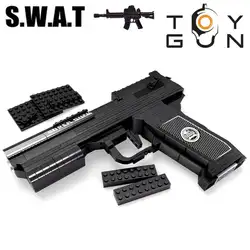 Ausini 373 шт. SWAT Desert Eagle Пистолет Мощность пистолет оружия Модель 1:1 3D DIY Модель Строительство Конструкторы кирпич дети игрушка в подарок