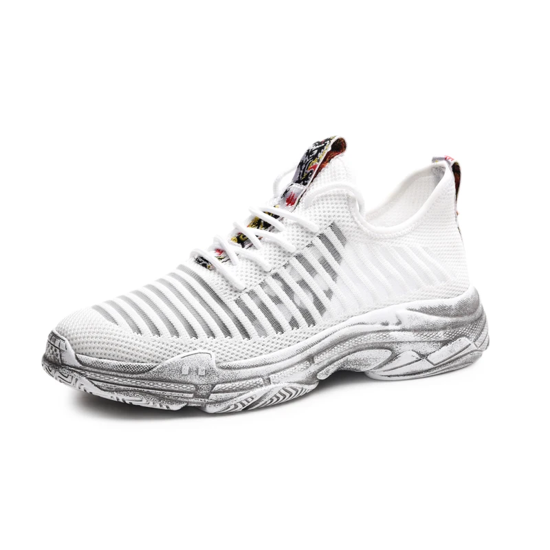 

Fashion Mens Comfortable Breathable Lightweight Trainers Outdoor Running Soft Casual Sports Lace-up Male Rubber Sneaker Shoes