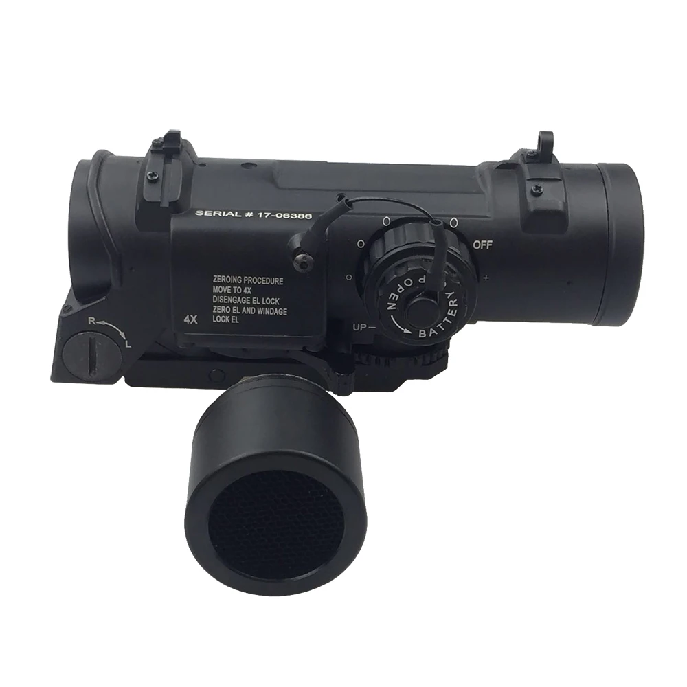 

Tactical 4x Fixed Dual Role Optic Rifle Scope/ Airsoft Scope/ Magnificate Scope Fit 20mm Weaver Picatinny Rail For Hunting