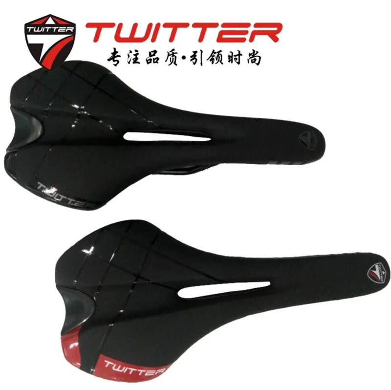 Best TWITTER Bicycle Soft Comfortable Saddle MTB Mountain Road Bike Bicycle Seat Pad Breathable Skidproof Saddle Seat Cushion