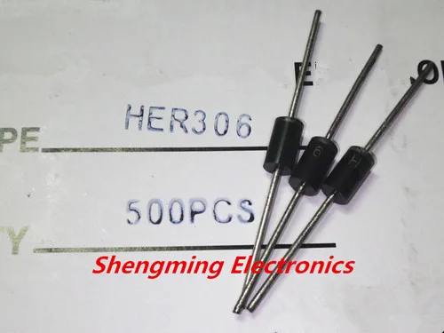 20PCS HER306 3A 600V Fast Recovery Diode-in Diodes from Electronic ...