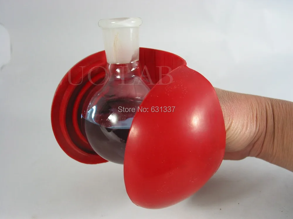 

laboratory hand protectors silicone rubber , with grip for safe handling . withstand -50 to + 250 temperature