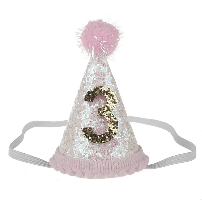 Детский колпак декоративный для празднования первого дня рождения шапки Детская резинка для волос Shoot Prop Принцесса Корона девочка шляпа для маленьких девочек торт Smash 6C0944