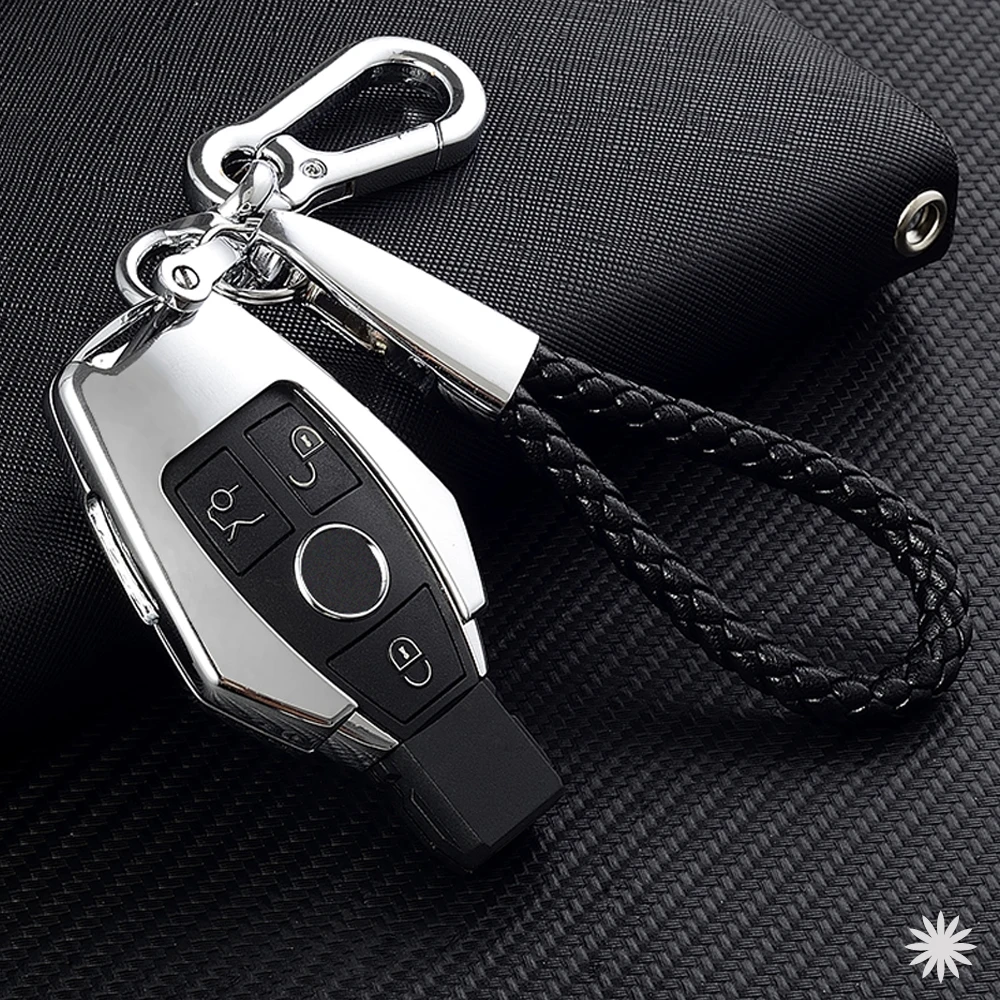 3 кнопки дистанционного ключа автомобиля оболочки цинковый сплав ключ крышка чехол для Mercedes Benz C S E класс W210 W212 W221 W222 W251 W463
