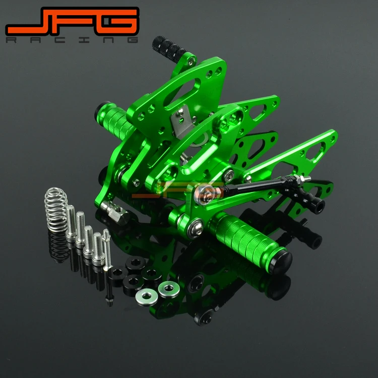 

Motorcycle CNC Adjustable Foot Pegs Pedals Rest Rearset Footpegs For KAWASAKI Z1000 2011-2016 2011 2012 2013 2014 2015 2016
