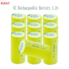 10pcs Sub C SC 22420 1.2V Batteries 1800mAh 22*22*42 Ni-MH Battery With an Extension Cord Processed into Tools Battery 10pcs Sub C SC 22420 1.2V Batteries 1800mAh 22*22*42 Ni-MH Battery With an Extension Cord Processed into Tools Battery