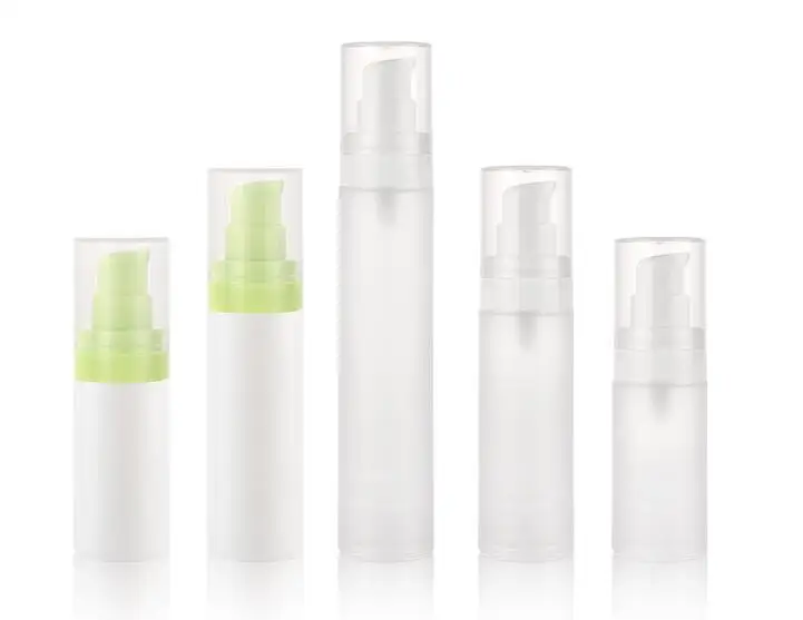 10pcs Vacuum Bottle 15ml/30ml/50ml Airless Container Pump Cosmetic Lotion Cream Toiletries Jar