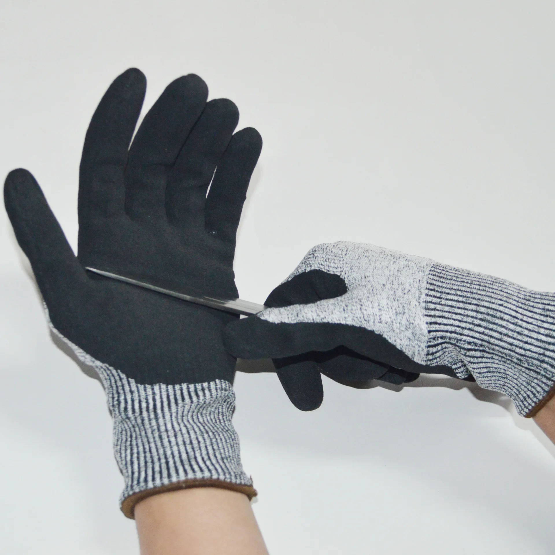Уровень 5, устойчивые к порезам перчатки, высокопрочные полиэтиленовые HPPE вязаные кухонные перчатки с защитой от порезов, деревообрабатывающие Убойные матовые перчатки