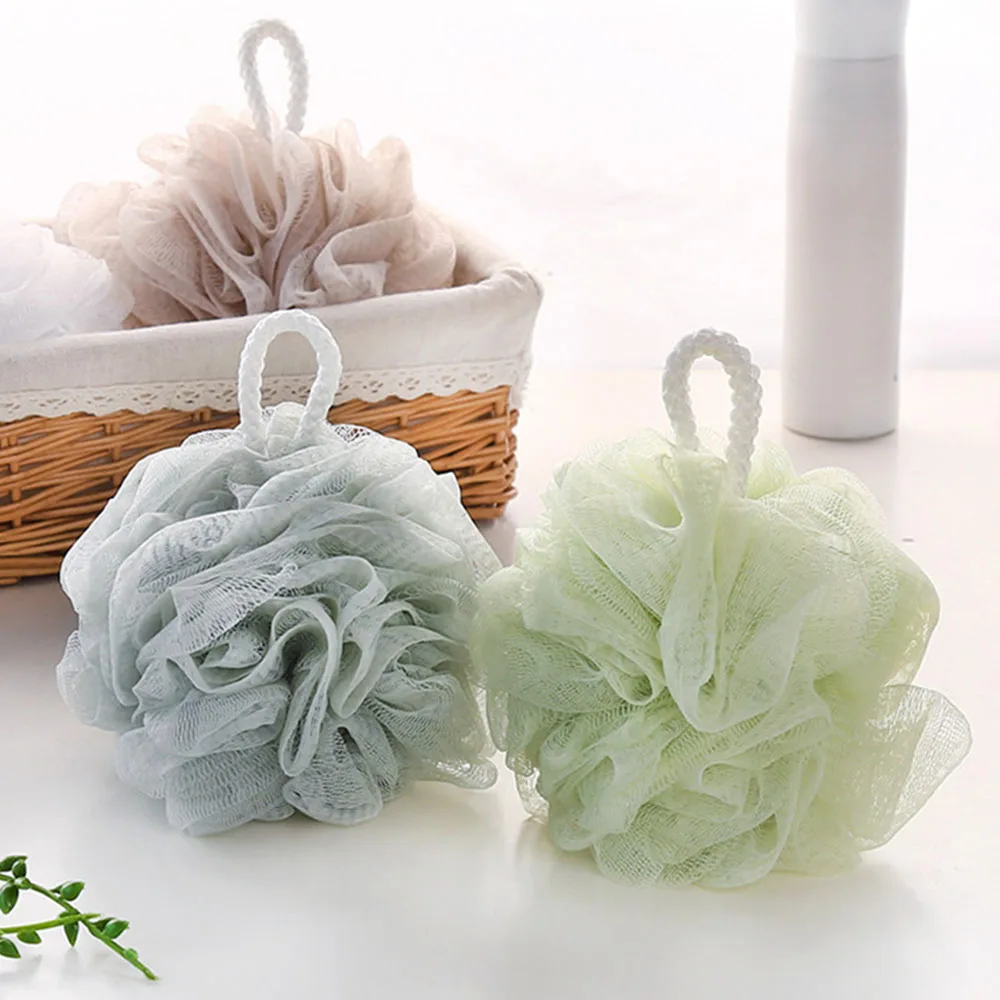 Solid Bath Balls Bathroom Soft Massage Body Wash Bath Rich Bubble Ball