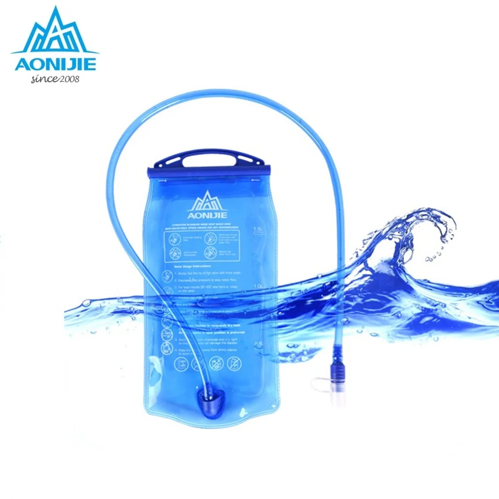 

Aonijie1.5L 2L 3L Portable PEVA Folding Water Bladder Hydration Bag for Cycling Trail Running Hiking Drinking Water Bags