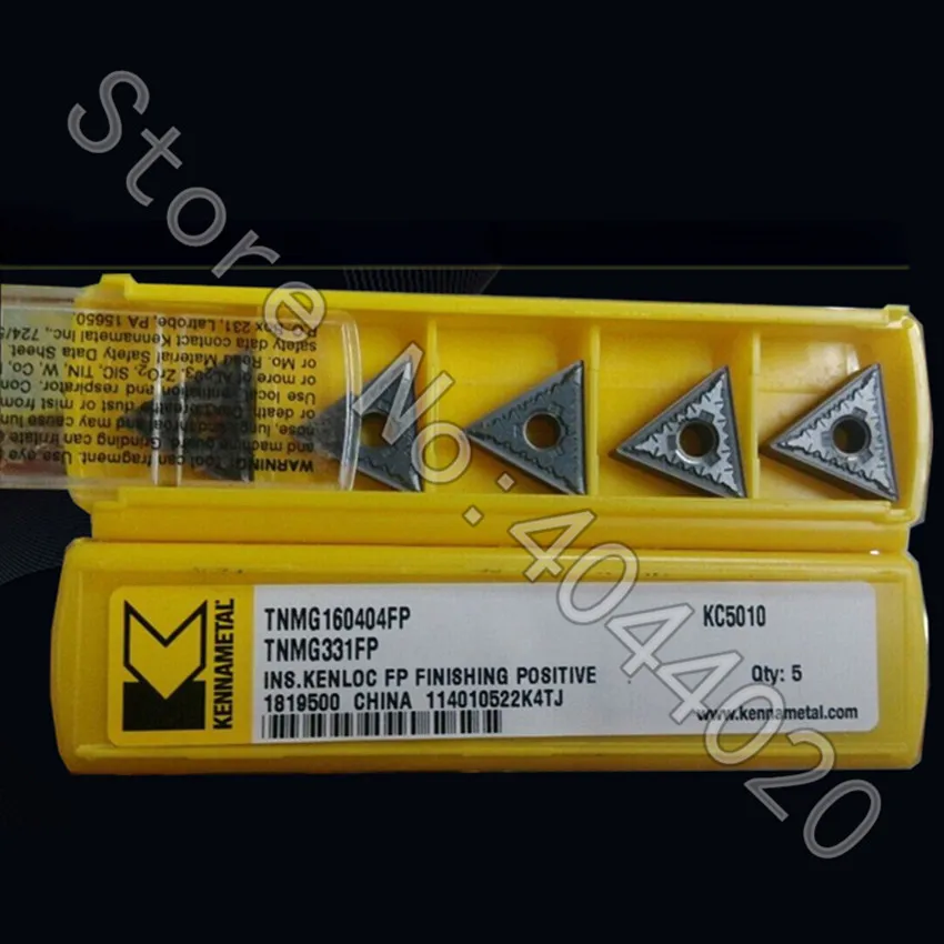 

Карбидные вставки TNMG160404FP KC5010 TNMG160404FP KC5010 KENNAMETAL, 10 шт.