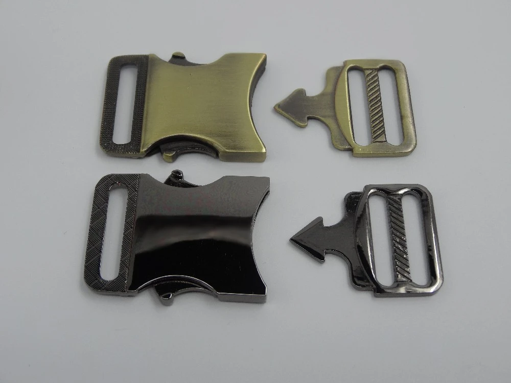 2x Quick Side Release Metal Strap Buckle for Bags Cloth Luggage Webbing 25mm 2x Quick Side Release Metal Strap Buckle for Bags Cloth Luggage Webbing 25mm