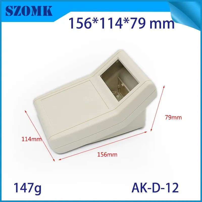 szmk plastic desktop enclosure electronics junction box instrument housing plastic abs control box hot sale project box plastic housing (15)