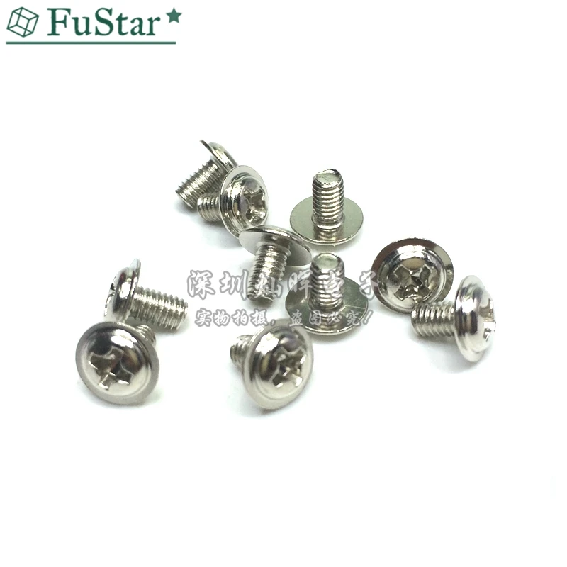 

100Pcs M3 Screw M3X5 5mm PC Case Hard Drive Precision PSU Hex Screws For Computer Floppy DVD ROM Motherboard M3*5 mm Screws Cap