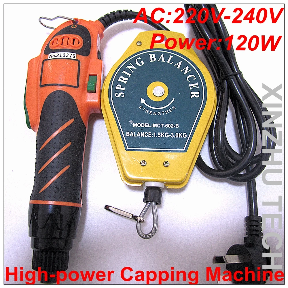 

High-power Capping Machine Precsion Screwdriver Capper With 200-240V For 10-50mm Cap With Screw Driver