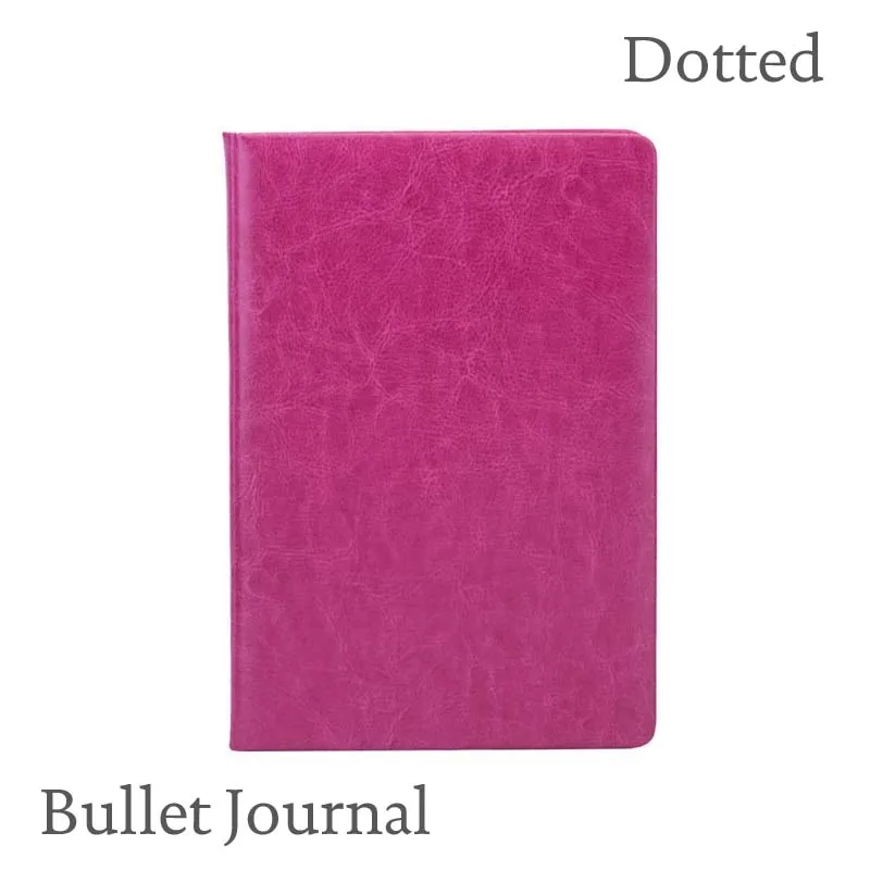 Dot Grid Hard Cover PU Diary Notebook Creative A5 Dotted Bullet Journal Bujo Dot Grid Hard Cover PU Diary Notebook Creative A5 Dotted Bullet Journal Bujo