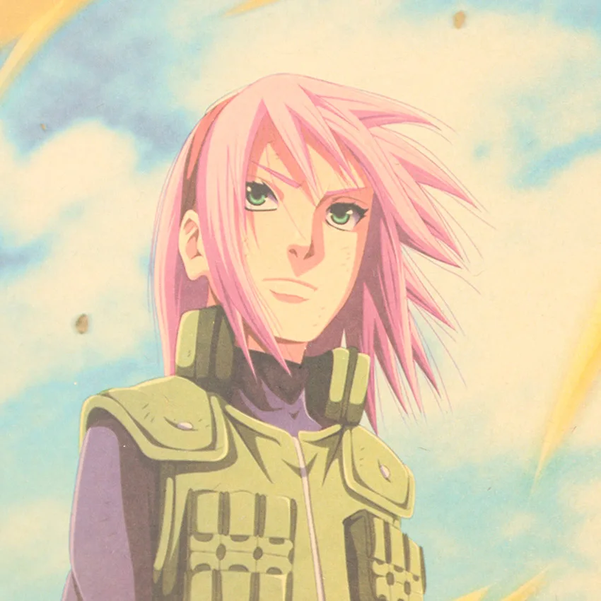 Naruto Kraft Paper Poster – animefunstore