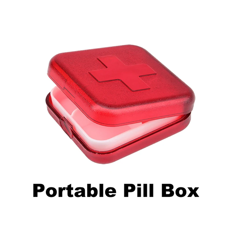 

1pcs Mini Plastic Box Jewelry Earplugs Medicine Storage Box Container Separate Storage Box Small Gift Boxes Color Random