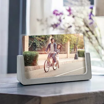 

Creative Photo Frame Concrete Silicone Mold Picture Frame Plaster Cement Crafts Molds For Desk Decor Crystal Epoxy Mould