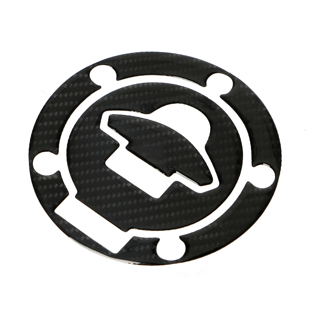 For YAMAHA Oil Fuel Tank Pad Gas Cap Cover YZF-R125 YZF-R15 YZF-R25 YZF-R3 MT-03 MT-25 M-slaz150 Carbon Fiber Motorcycle Sticker