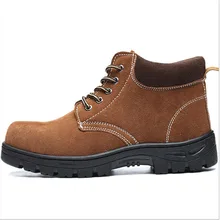 Защитная обувь со стальным носком; мужские ботинки для работы; Мужская водонепроницаемая обувь; зимняя износостойкая обувь; размеры 12; YXZ013