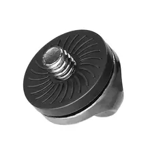 Профессиональный 1/4 дюймовый стандартный винт для камеры ремень штатив быстросъемная пластина Крепление подходит для DSLR SLR серебристый и черный