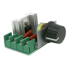 1pc AC 220V 2000W High Power Thyristor Dimmer Electronic Voltage Regulator for Temperature Control For 2017