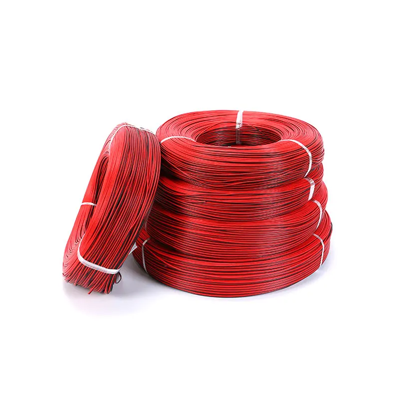 5m10m 2 x 0.5mm Speaker Wire Audio Core Cable Red And Black For Home Stereo HiFi  Car Audio System 5m 2 x 0.3mm (3)