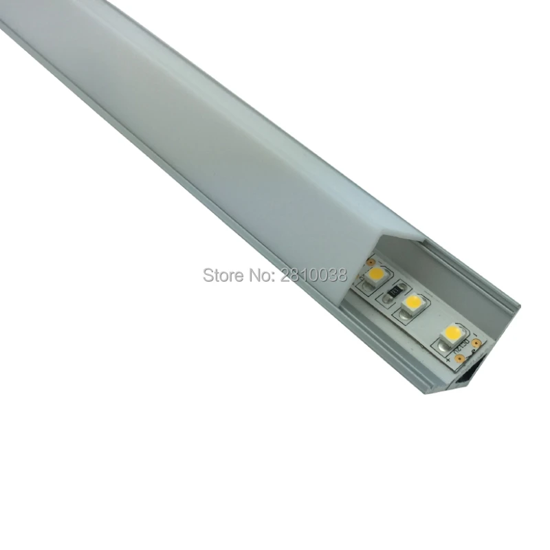 

500 X 2M Sets/Lot 16x16mm L shape profile led kitchen light and 90 angle aluminium led housing channels for cabinet lights