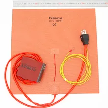 35x35 см 800 Вт 110 В Силиконовые Нагреватель Pad cobblebot огромный 3D-принтеры с подогревом w/цифровой контроллер+ вилка