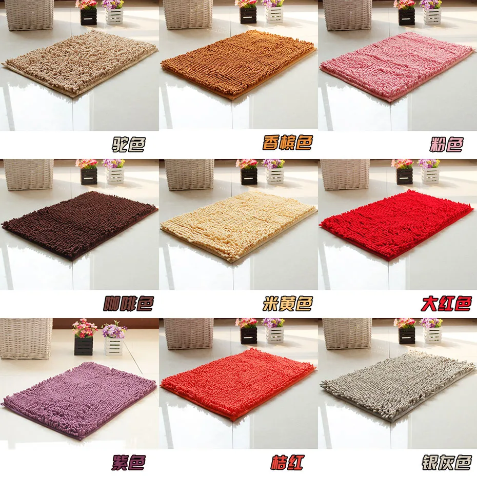 

Ultrafine fiber chenille carpet doormat import doormat bathroom waste-absorbing slip-resistant pad mats
