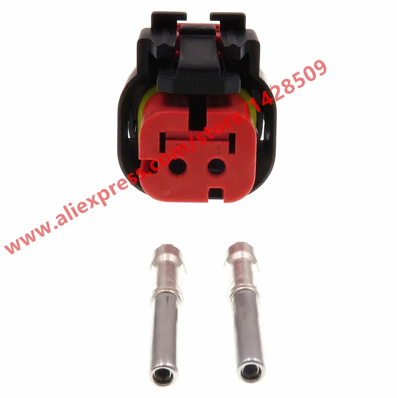 10 Sets 2 Pin Automotive Camshaft Sensor Plug Electrical Wiring Harness