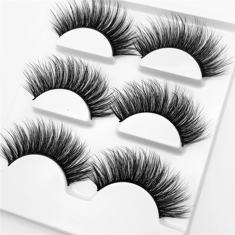 YOKPN 3Pairs/Box Thick False Eyelashes High Quality 3D Cross Fake Eye Lashes Eyelash Cotton Makeup | Красота и здоровье