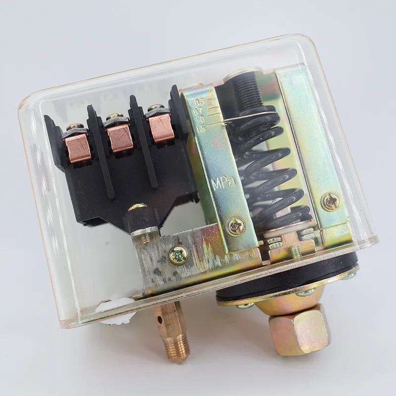 

GYD20-16C High Quality 2HP-10HP 0.6-1.5mpa 380V 15A transparent pressure switch for compressor air pump control valve