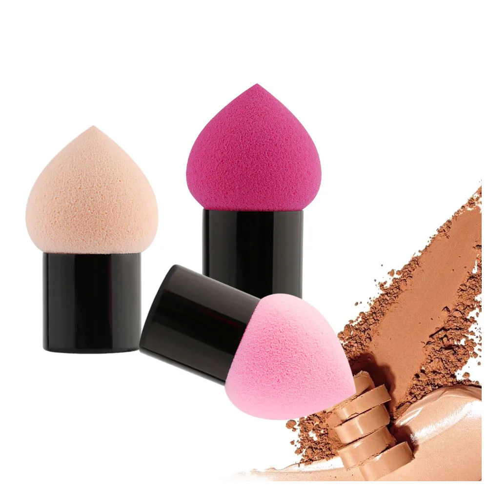 Спонж для макияжа натуральный Гладкий косметический пуф 1 шт. мини набор косметики основы красоты спонж в виде тыквы Y612