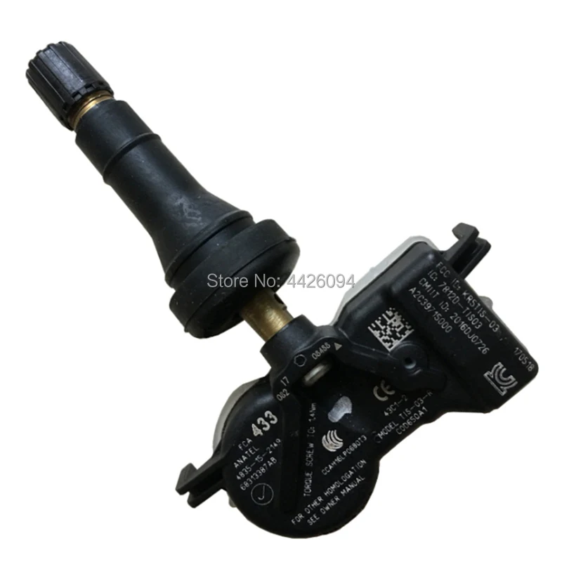 

Tire Pressure Monitoring Sensor 68313387AB 433MHZ TPMS Sensor 68313387AA 68252493AB 68252493AA