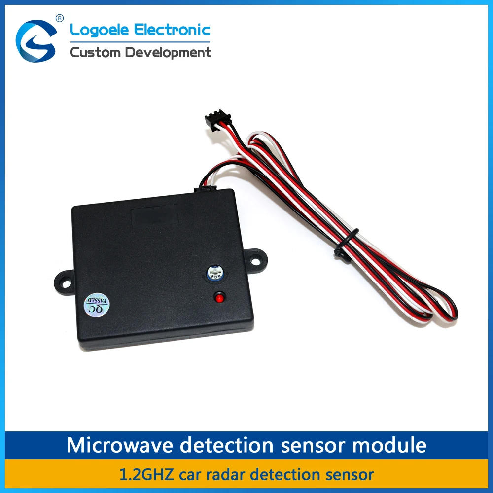 Высокое качество 1,2 ГГц микроволновый сенсор модуль Автомобильный радар Датчик обнаружения NPN отрицательный режим триггера