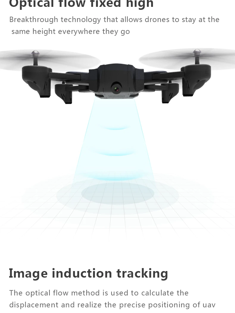 Складной Радиоуправляемый Дрон с 2-мегапиксельной HD камерой оптическая локализация потока 20 минут время полета мини Радиоуправляемый квадрокоптер Вертолет VS SG700 XS809S