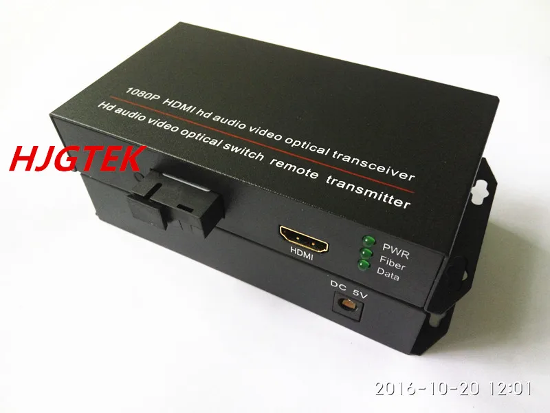 2 шт. HDMI аудио и видео оптический Волокно трансивер 1080 P один Волокно 20 км SC