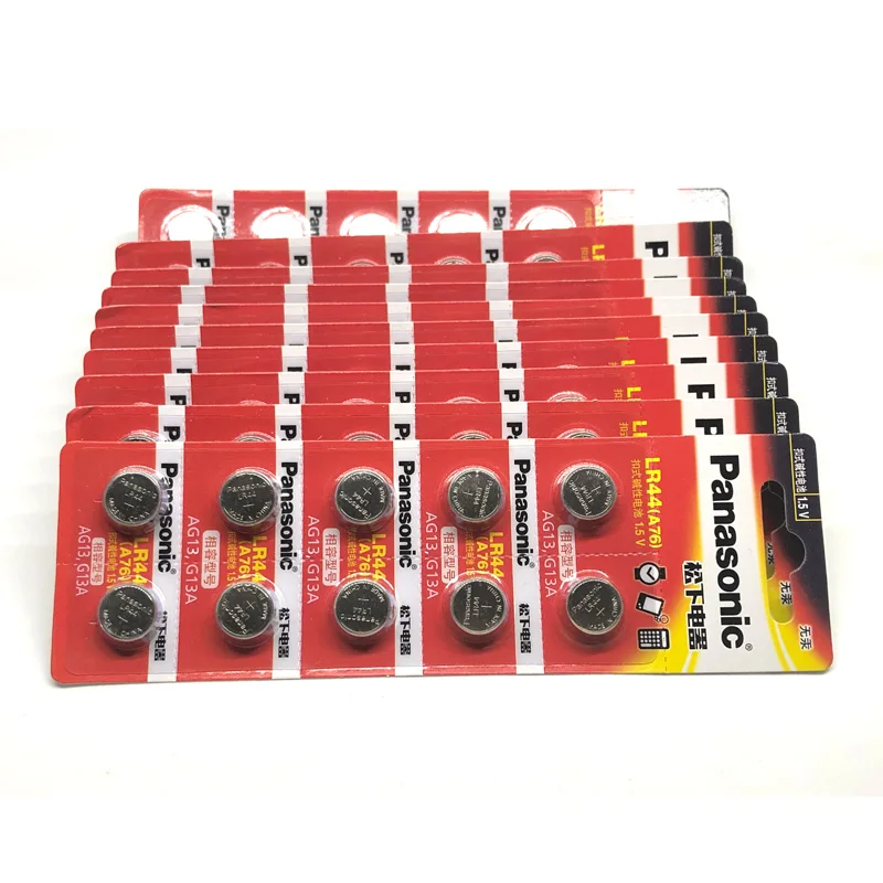 Coin Baterias A76 AG13 G13A LR44 LR1154 357A SR44