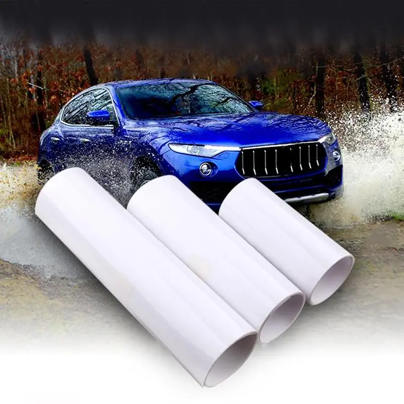 

AOZBZ 20cmX 1/2M Rhino Skin Car Sticker Bumper Hood Paint Protection Styling Film Vinyl Clear Transparent Decals Accessories