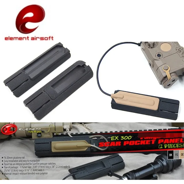 Element Airsoft 4 125 &quotITI TD шрам карманная панель рельсовая крышка пульт дистанционного