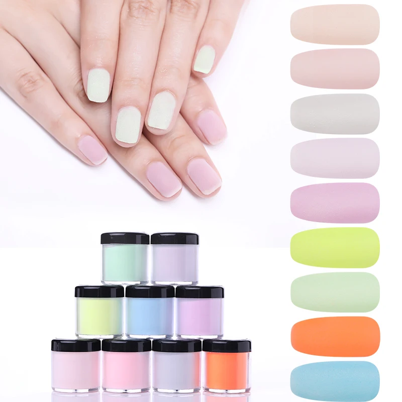 

NICOLE DIARY 10ml Dip Nail Powder Dipping System Powder Without Lamp Cure Nail Powder Gel Natural Dry DIY Nail Art Decoration