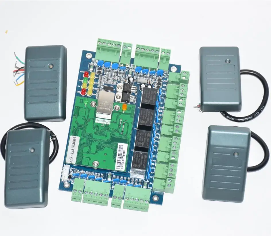 

with WG26 RFID reader Door Access Control Panel card controller TCP/IP Door Access Control System Access Control Board