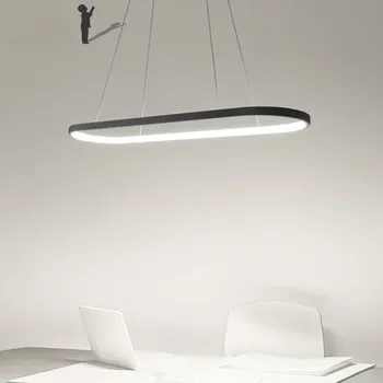 

American simple creative personality iron art living room bedroom study room dining room led pendant light