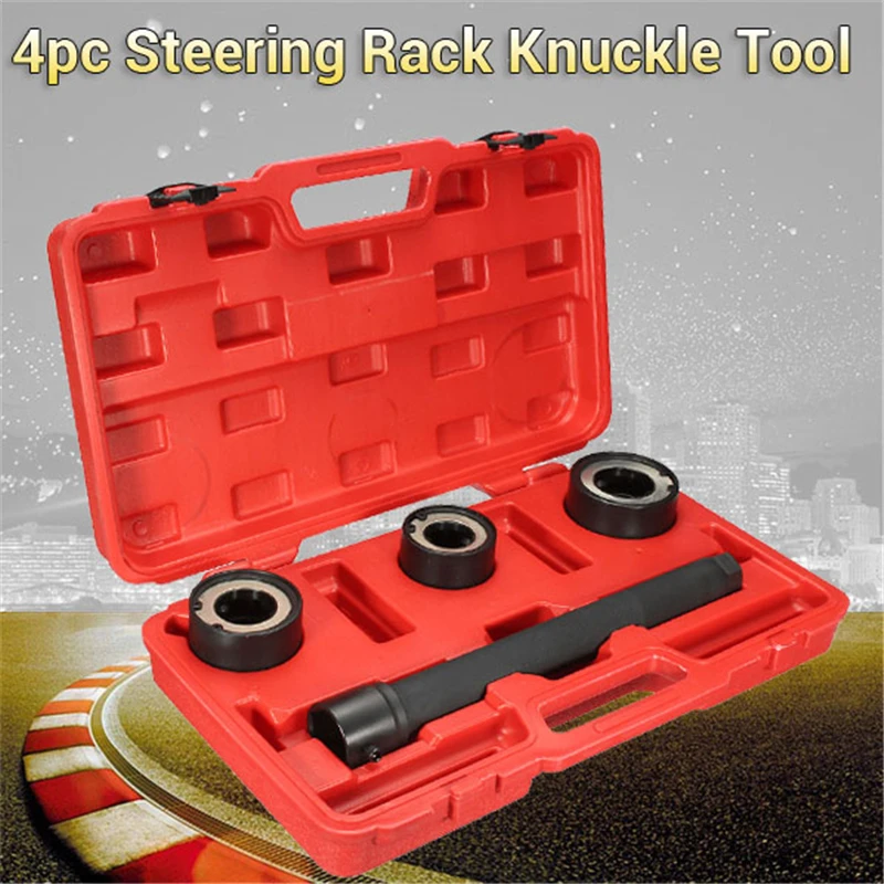4pc Steering Rack Knuckle Tool Rod End Tie Track Axial Ball Joint