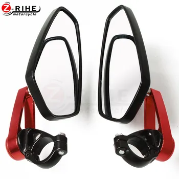 

7/8"" 22mm handle bar Universal Pair Motorcycle Rearview Mirror Handle bar End Side Mirrors For honda CBR250R ABS CB500F/X NC29