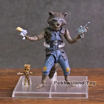 

Avengers Infinity War SHF Rocket Raccoon & Tree Man PVC Action Figure Collectible Model Toy