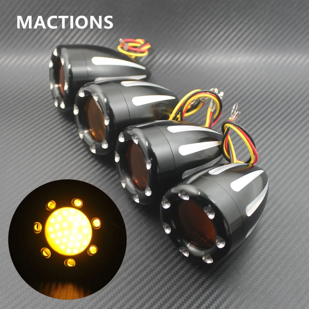 Motorcycle Parts LED Turn Signals Lights Indicator Light Flasher Lamp