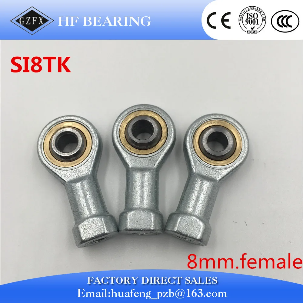 NEW 8mm internal thread female Metric Thread Rod End Joint Bearing SI8T K SI8TK PHSA8 Ball